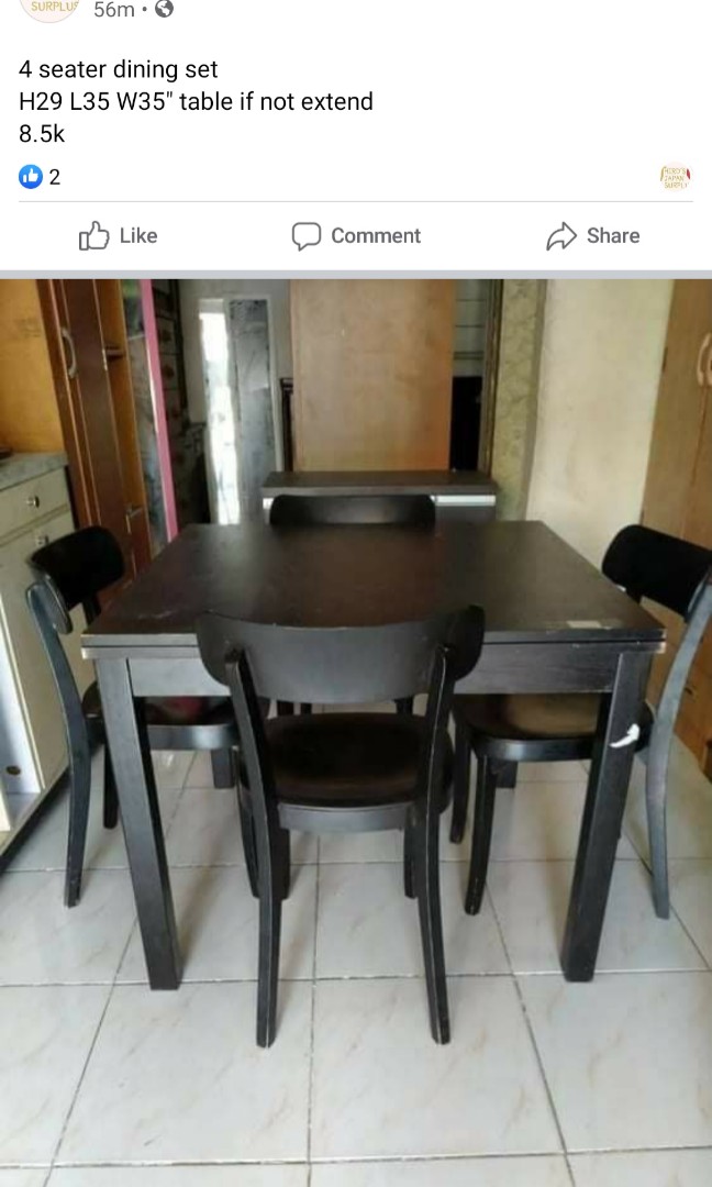 Ikea Extendable Dining Table Furniture, Ikea Black Dining Table Chairs