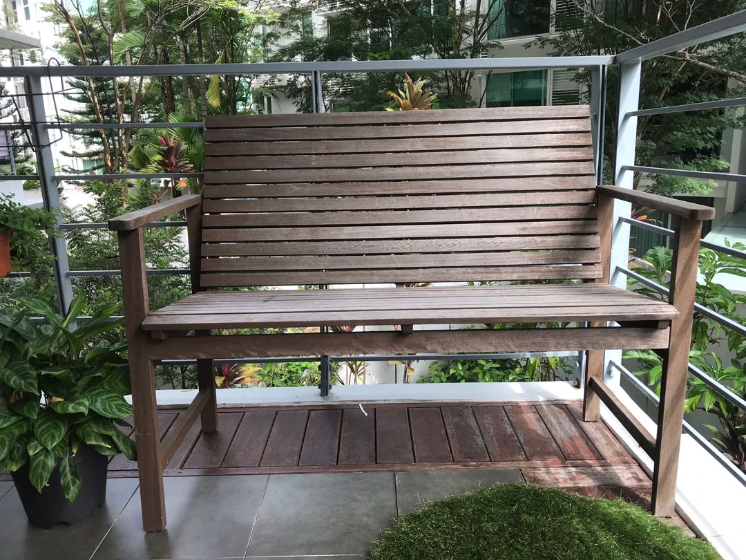 IKEA outdoor bench, Furniture & Home Living, Furniture, Tables & Sets