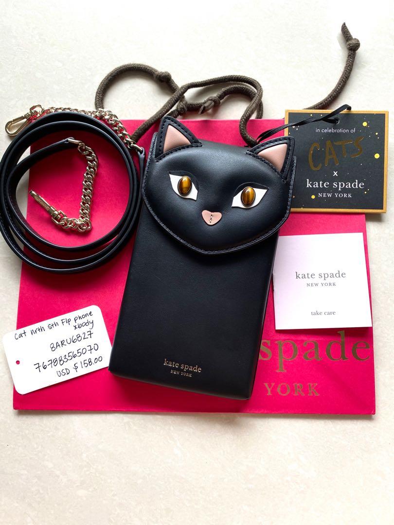 Meow cat north south phone outlet crossbody