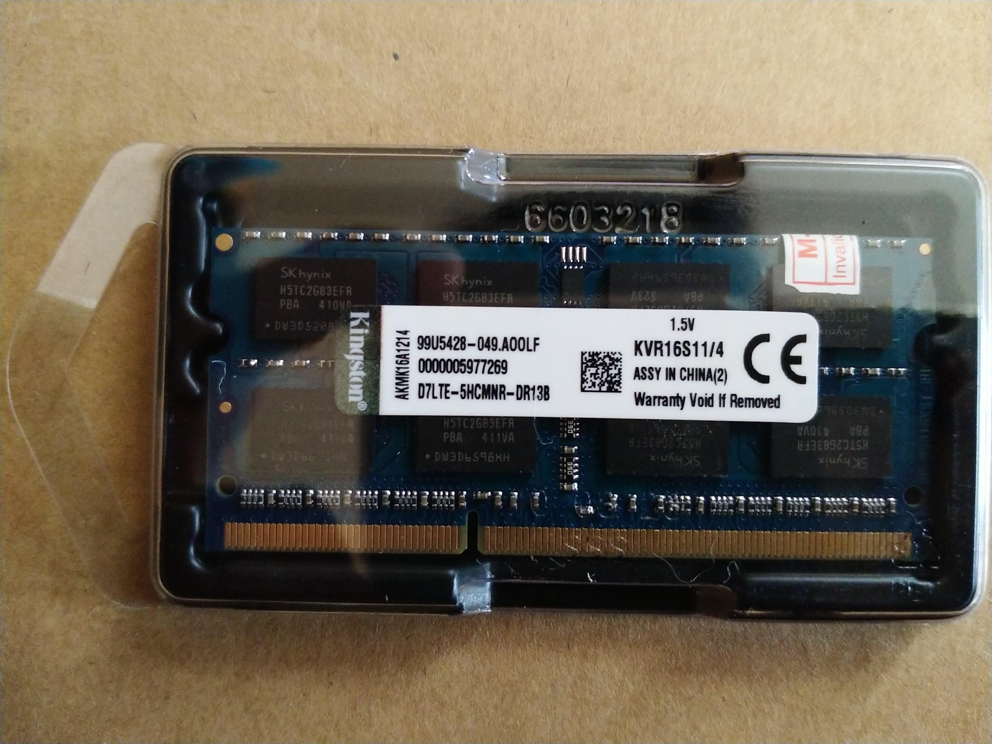 Kingston 4gb Ddr3 Ram Laptop 1600mhz Electronics Computer Parts Accessories On Carousell