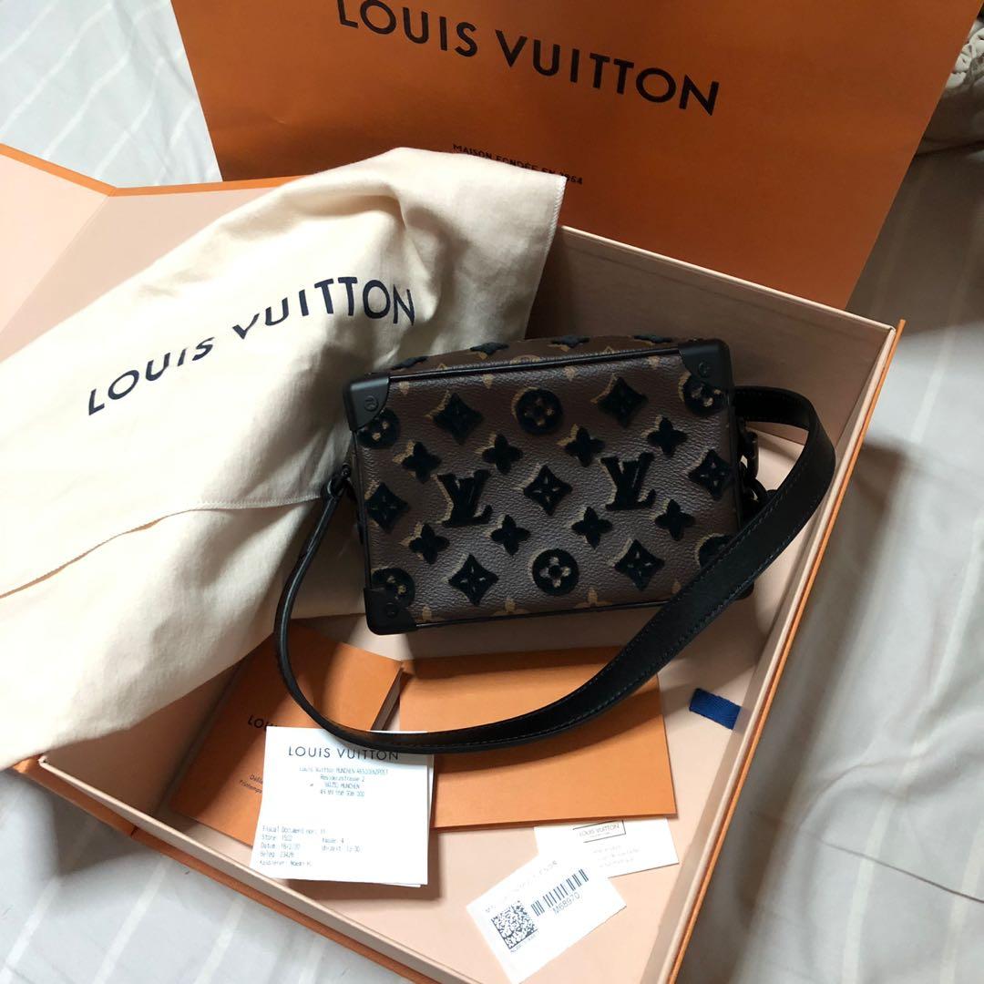 Louis Vuitton Mini Soft Trunk Shoulder Bag epi plage optic white Virgil  Abloh