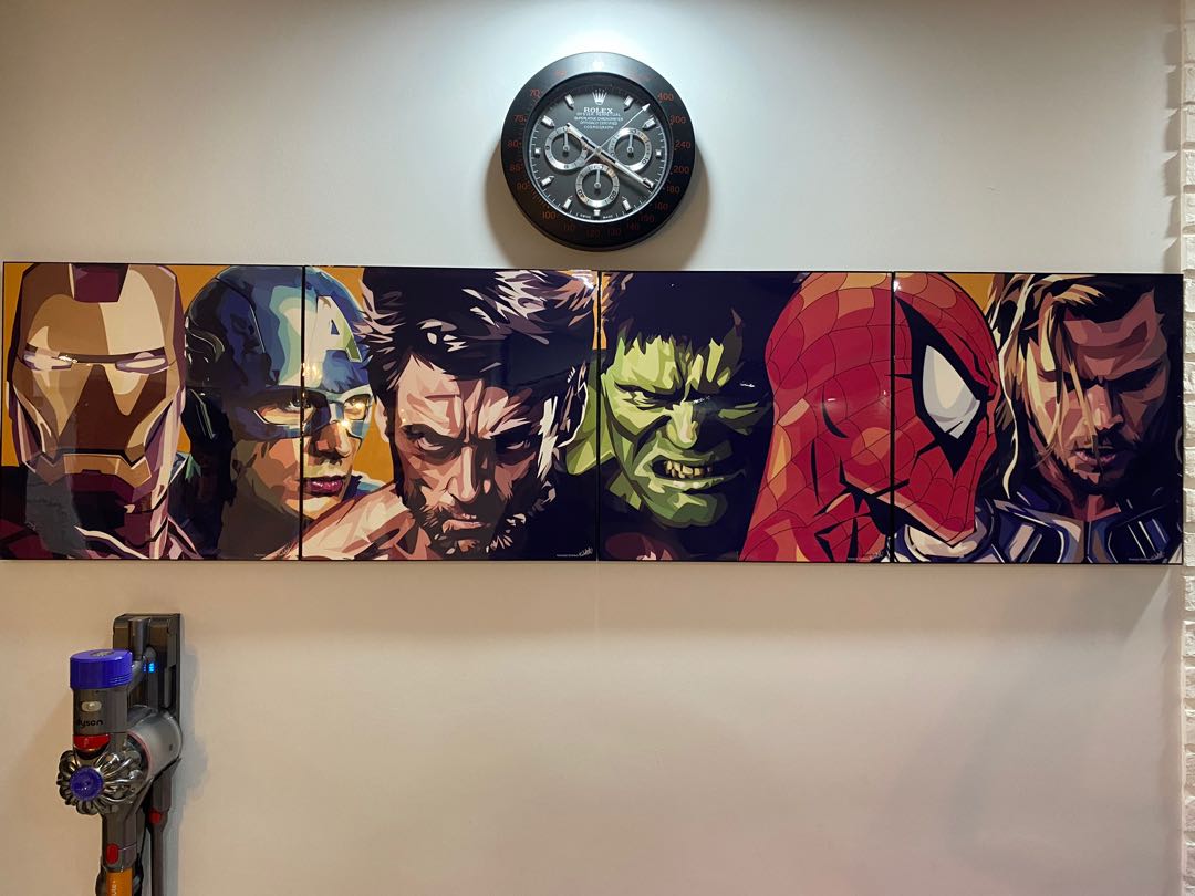 Marvel Avengers Wall Art Deco Hobbies