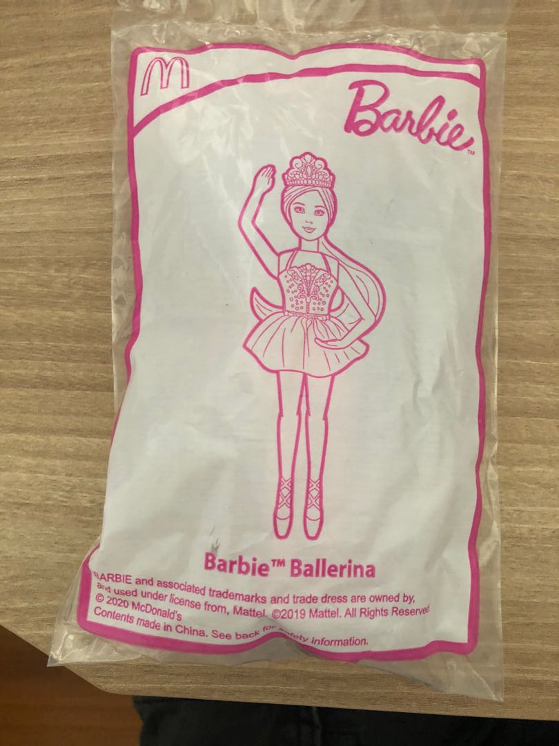 2019 McDonalds Happy Meal Toy #7 Barbie Ballerina Sealed 