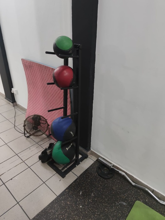 Medicine Ball Set With Rack, Sports Equipment, Other Sports Equipment ...