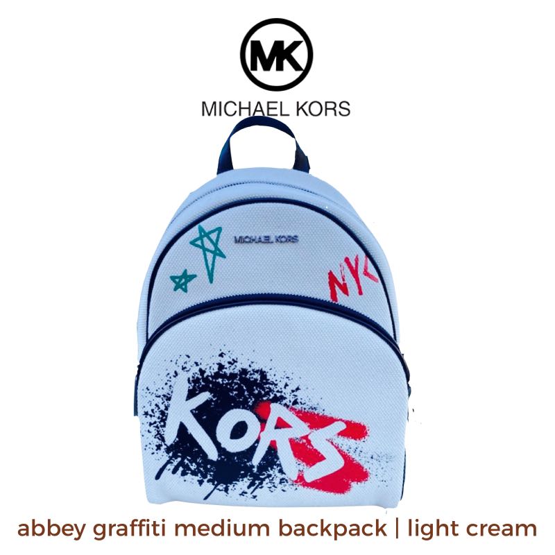 michael kors graffiti backpack