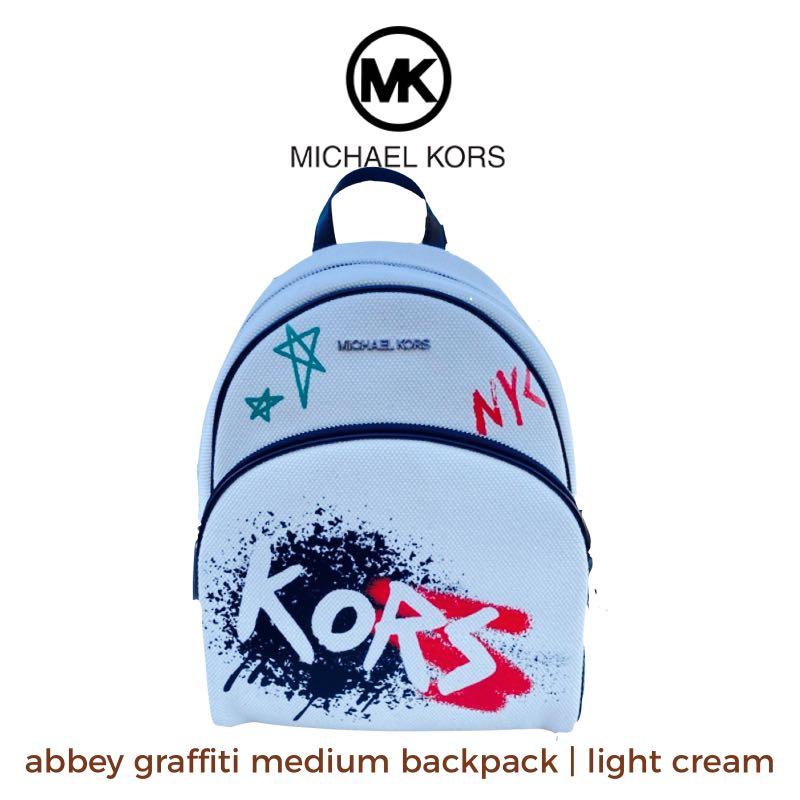 Michael kors hot sale graffiti backpack