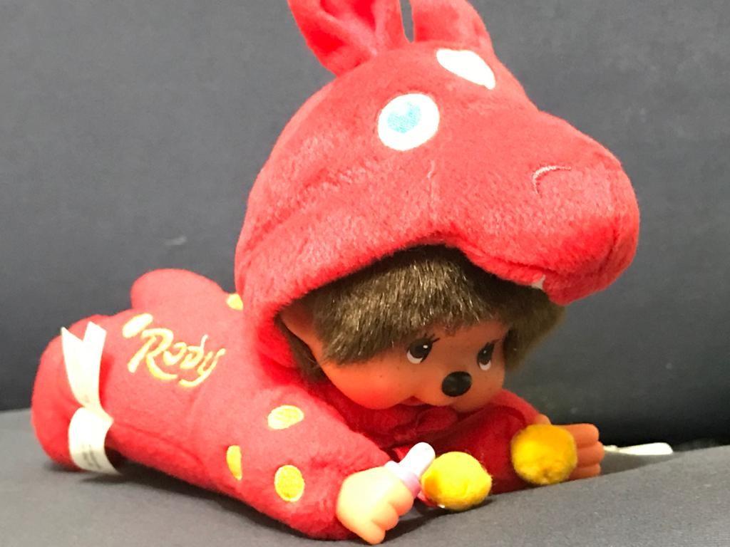 レア 美品 ロディ×モンチッチ コラボ レッドRody&Monchhichi
