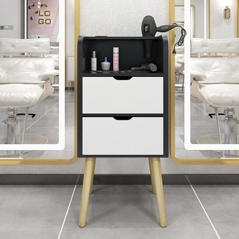Multifunctional Solid Wood Hair Salon Cabinet Home Furniture Furniture On Carousell