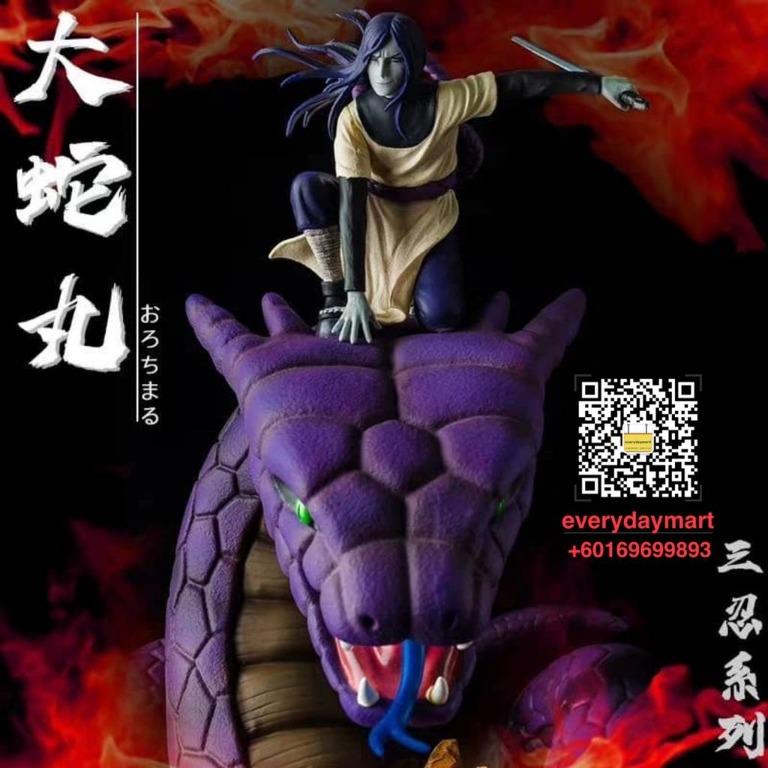 Naruto Orochimaru Konohagakure S Legendary Sannin Sasuke Uchiha Statues Gk Action Figure 火影忍者大蛇丸 木叶三忍万蛇str手办雕像超大gk大型模型摆件 Toys Games Action Figures Collectibles On Carousell