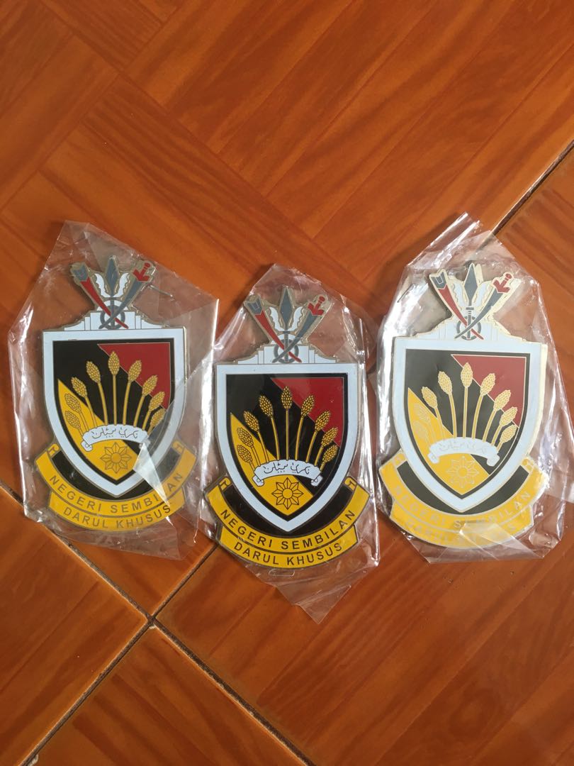 Negeri Sembilan State Emblem Badge Logo Steel Plated Auto Accessories On Carousell