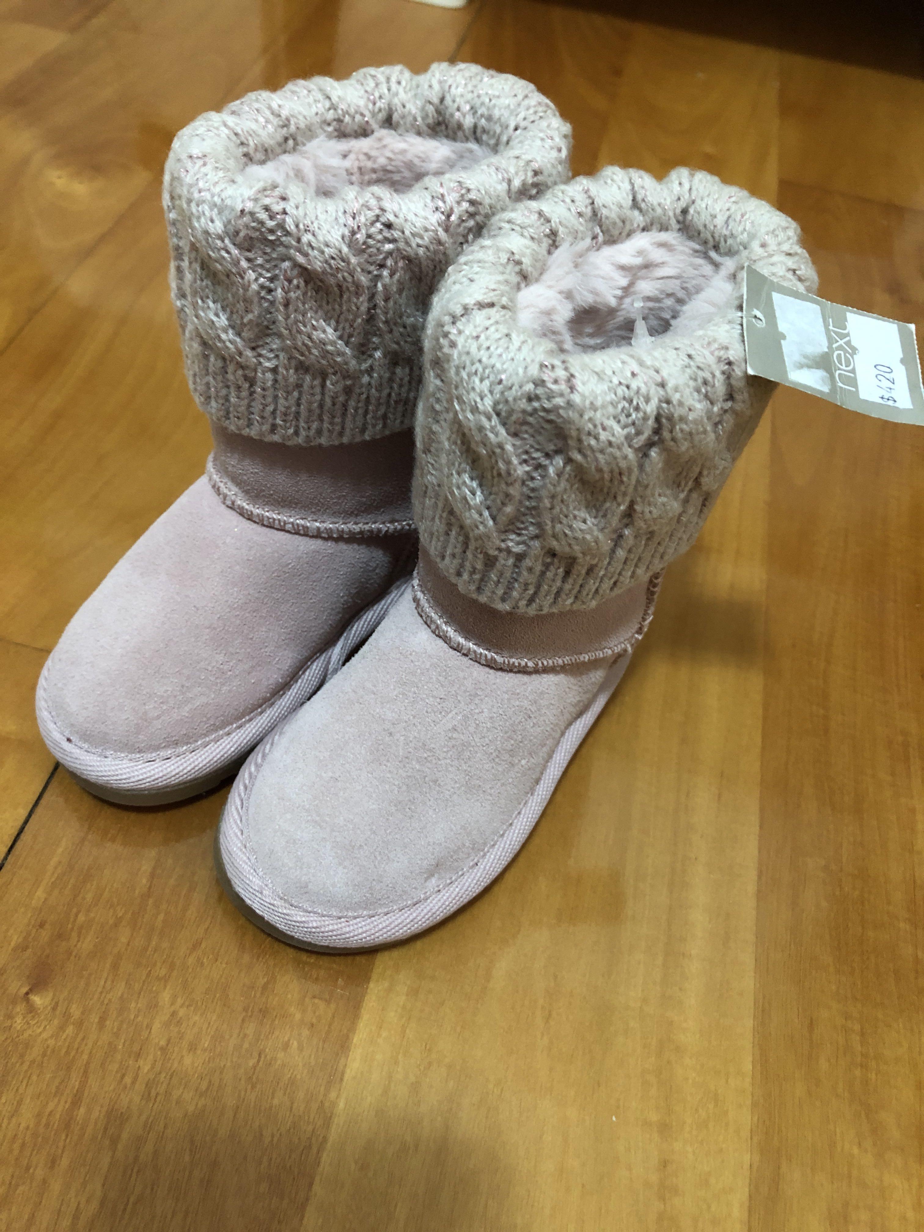 Next Baby 毛毛boot baby boots, 兒童＆孕