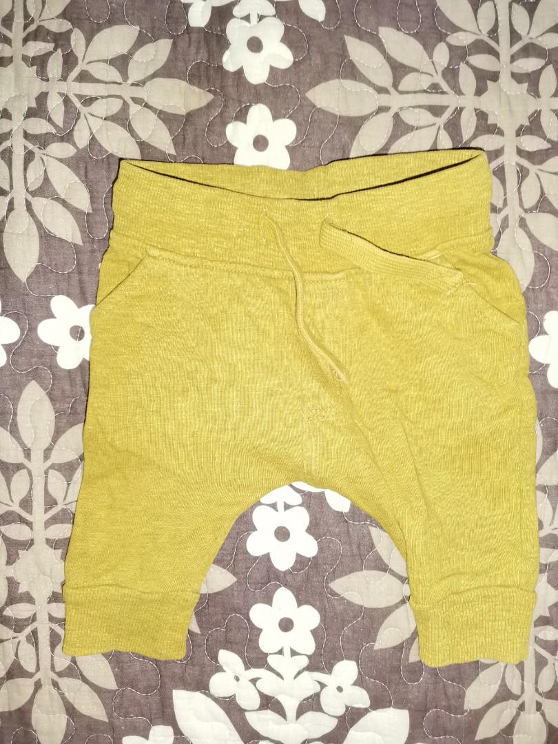 mustard baby pants