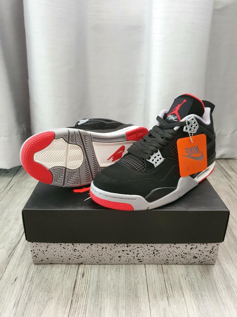air mens jordan 4 retro bred