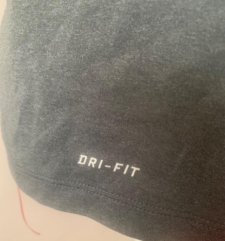 nike sports shirt (Category: Shirts) located in Mandaluyong City. Submitted by jeunefille168 (Listing ID 1026065901, Image 3). Description: second hand nike sports shirt dry fit, V-neck size: L color: gray shipping for the account of the buyer payment options: bpi, bdo or gcash no reservations allowed.