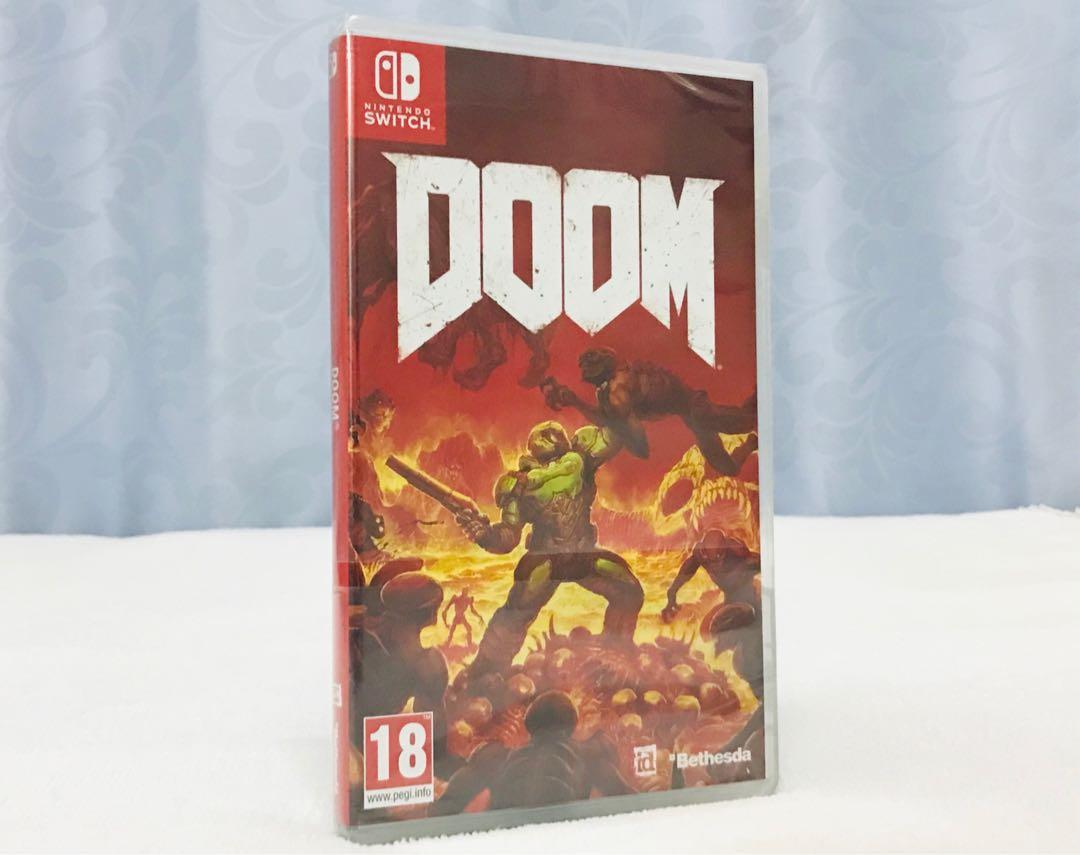 Ns Switch Game Doom 毀滅戰士美版(可下載轉中文版), 電子遊戲, 電子遊戲, Nintendo 任天堂- Carousell