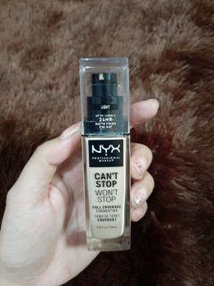 NYX Can't Stop Won't Stop Foundation Light ORIGINAL