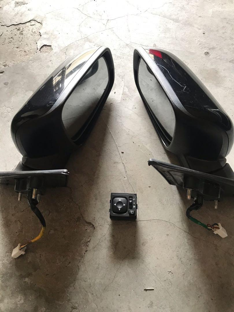 Original Mitsubishi lancer / inspira auto flip side mirror, Auto