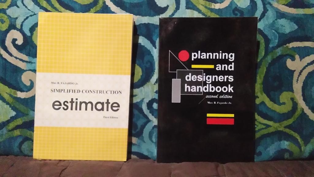 Planning and Designer Handbook by Max Fajardo, Hobbies & Toys, Books