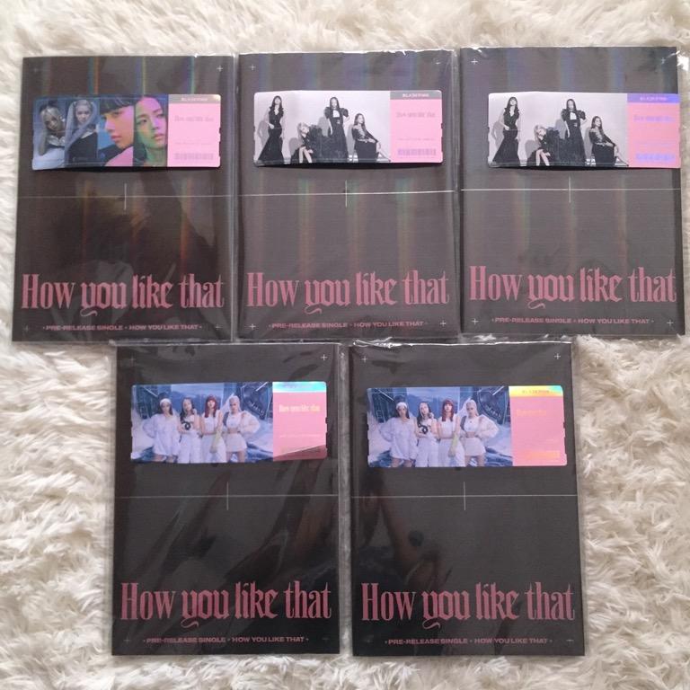 Ready Stock Blackpink How You Like That Special Edition With Ygselect Benefit K Wave On Carousell