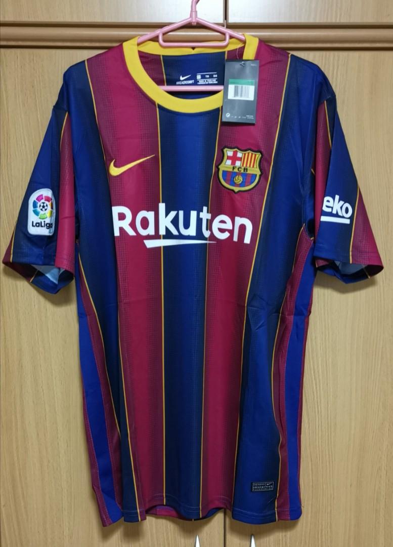 Bnwt Barcelona Official Home Jersey 20 21 Season Sports Sports Apparel On Carousell
