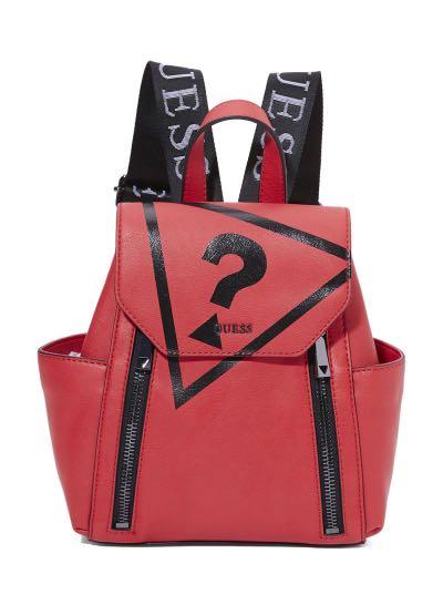 red guess backpack