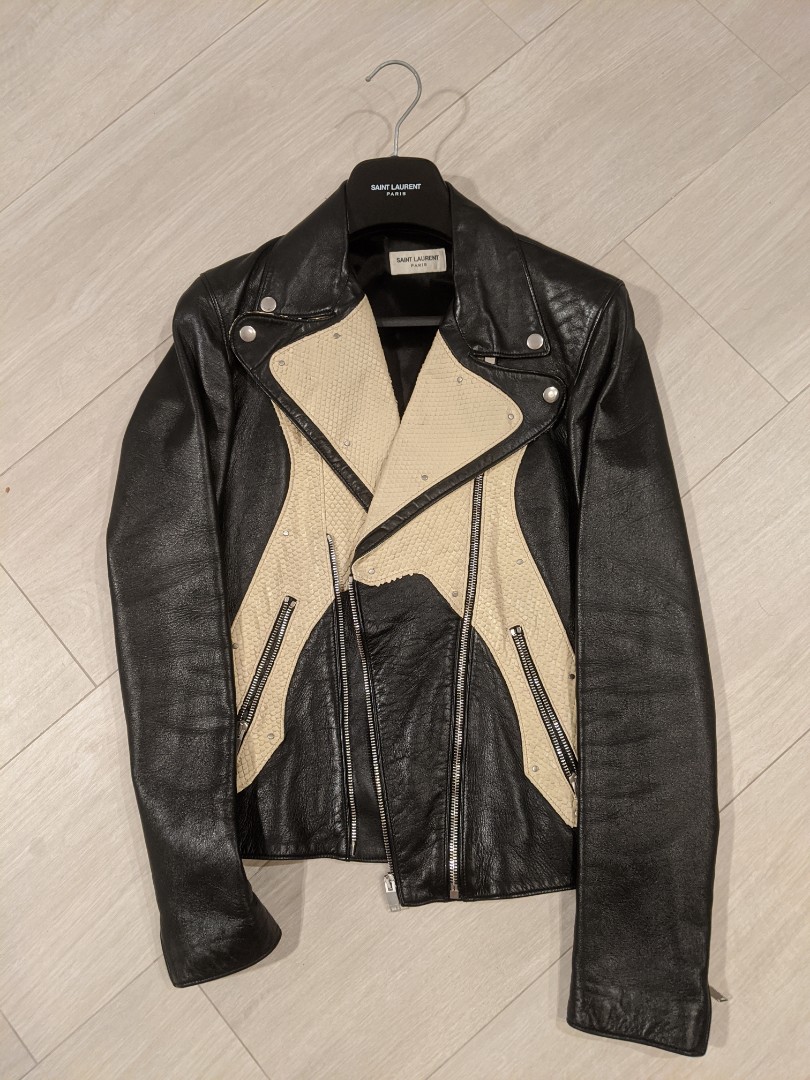 Saint laurent hotsell python jacket