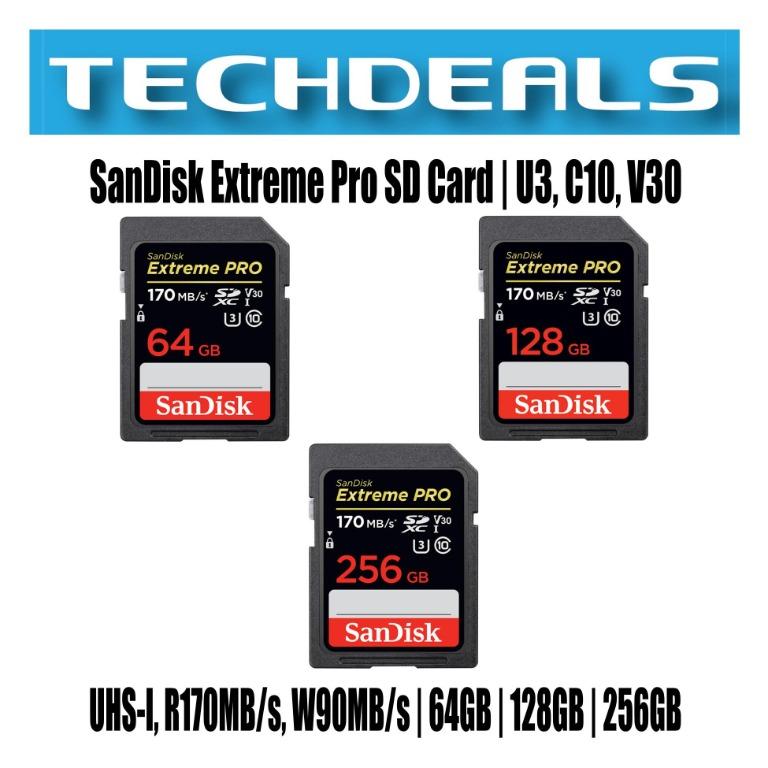  SanDisk Extreme PRO microSDXC UHS-I Memory Card 1 TB + Adapter  & RescuePRO Deluxe (for Smartphones, Action Cameras or Drones, A2, Class  10, V30, U3, 200 MB/s Transfer) : Electronics