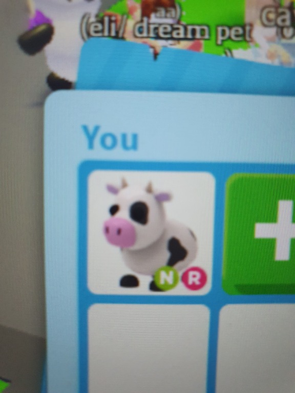 SELLING ADOPT ME NEON COW FOR ROBUX !, Video Gaming, Gaming Accessories