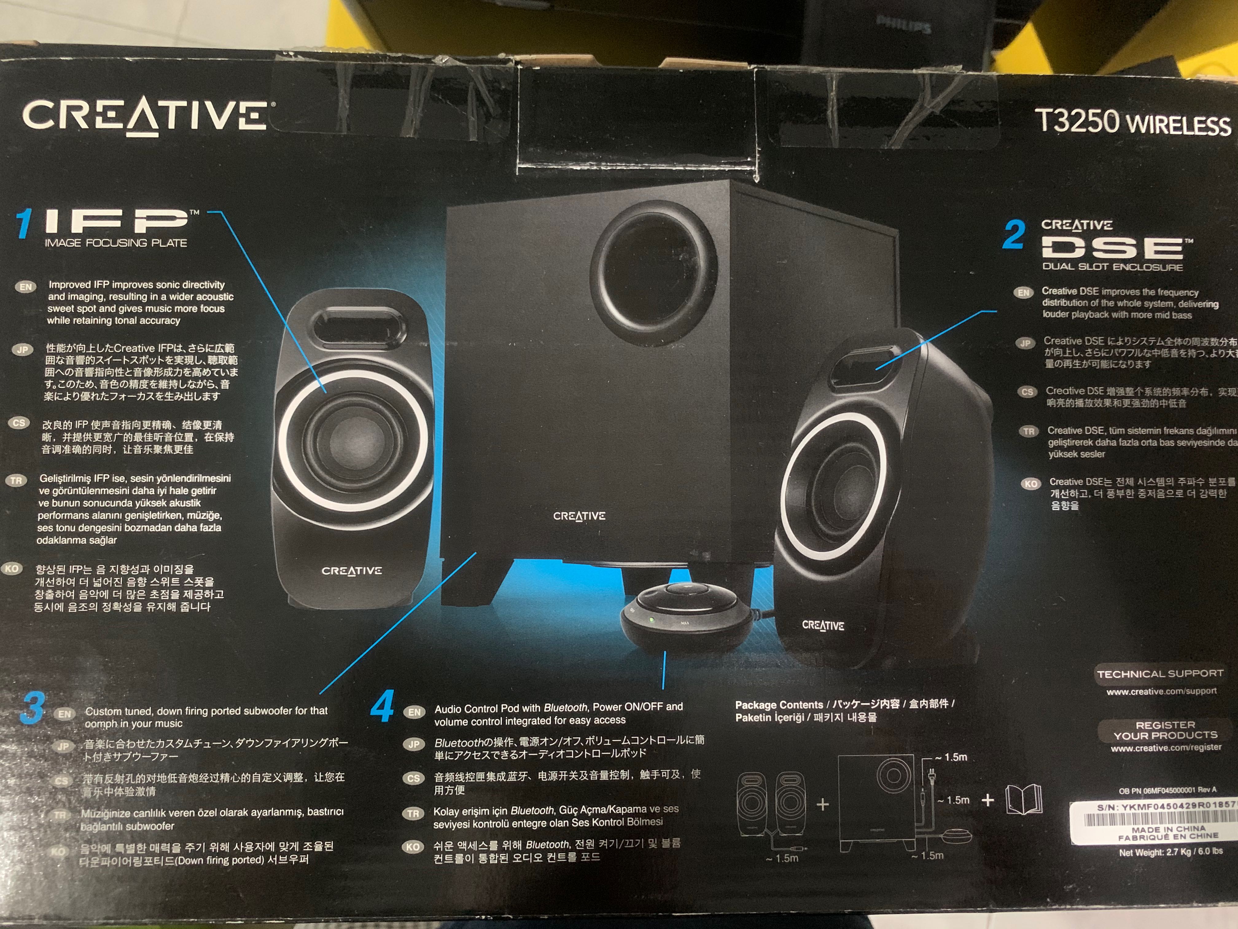 Creative t3250 watts 2025