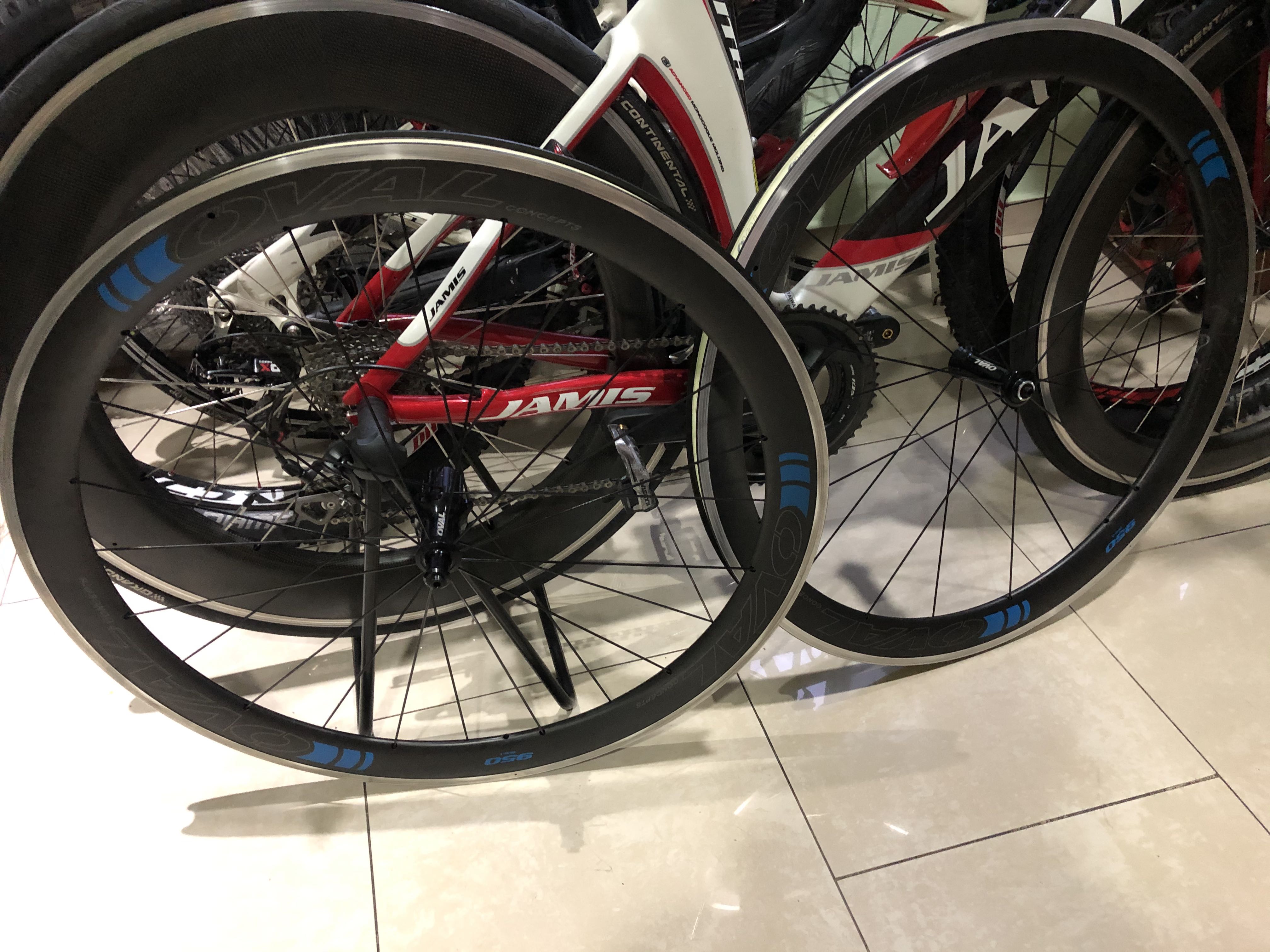 Oval top 950 wheelset