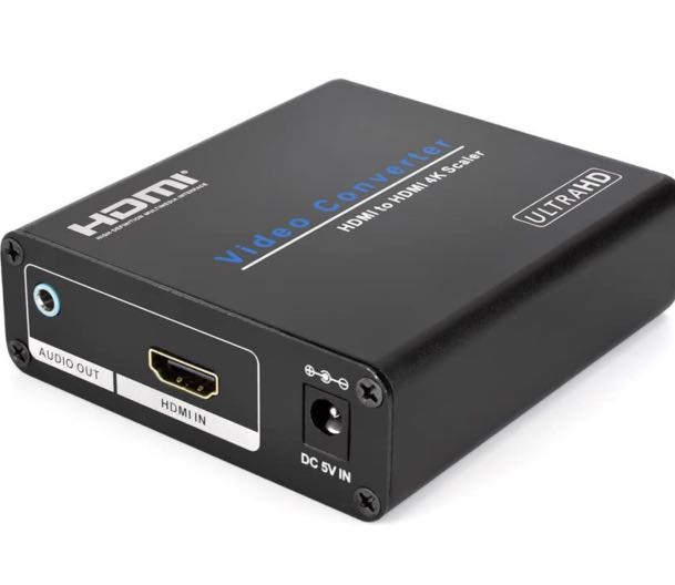 Sewell Echo HDMI to HDMI 4K Upscaler/Downscaler, Pick Your Output Resolution 1080p, 720p, 4K