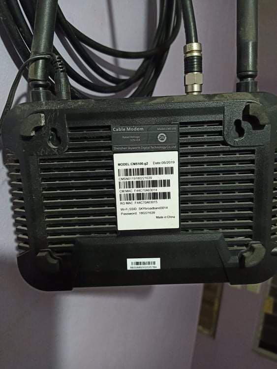 Sky cable modem, Computers & Tech, Parts & Accessories, Cables