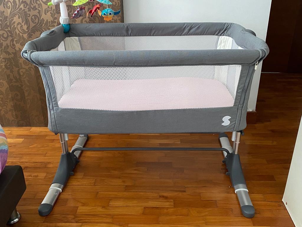snap on baby crib