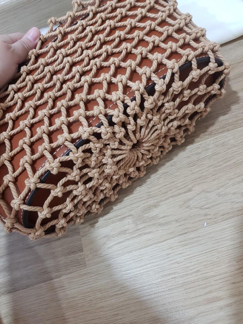 STAUD Loni Shopper Bag in Tan Color Barang Mewah Tas Dompet di