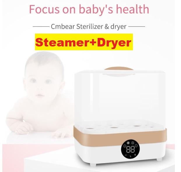 how to dry bottles after steam steriliser