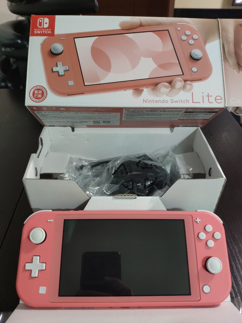 switch lite 粉紅色(有單有盒有保養)99%新 switch lite 粉紅色(有單有盒有保養)99%新