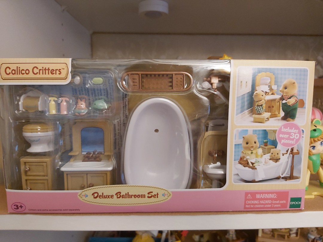 Calico critters sales deluxe bathroom