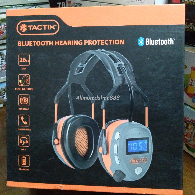 TACTIX Bluetooth Hearing Protection Audio Portable Audio