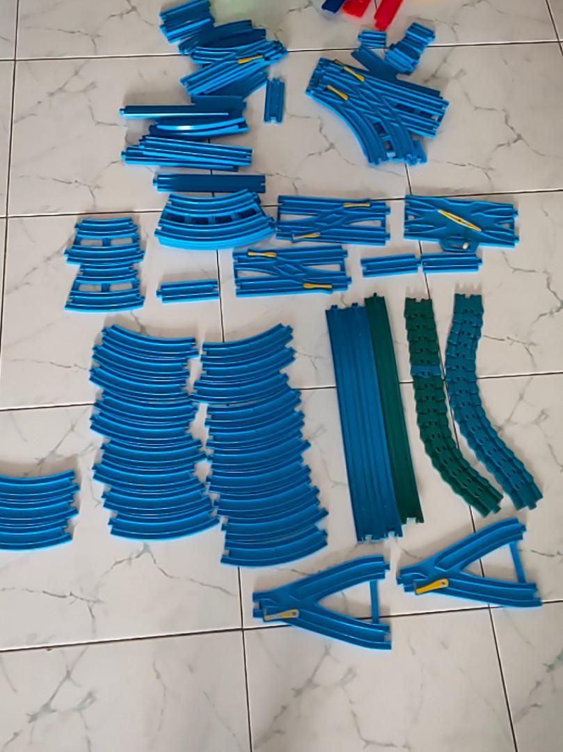 blue tomy train track