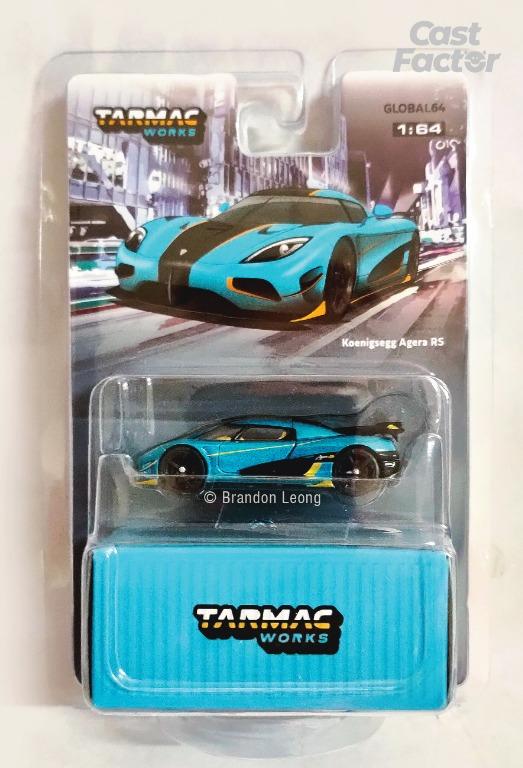Tarmac Works 1:64 Scale 2020 Global64 Blue KOENIGSEGG AGERA RS T64G-005-RSR 