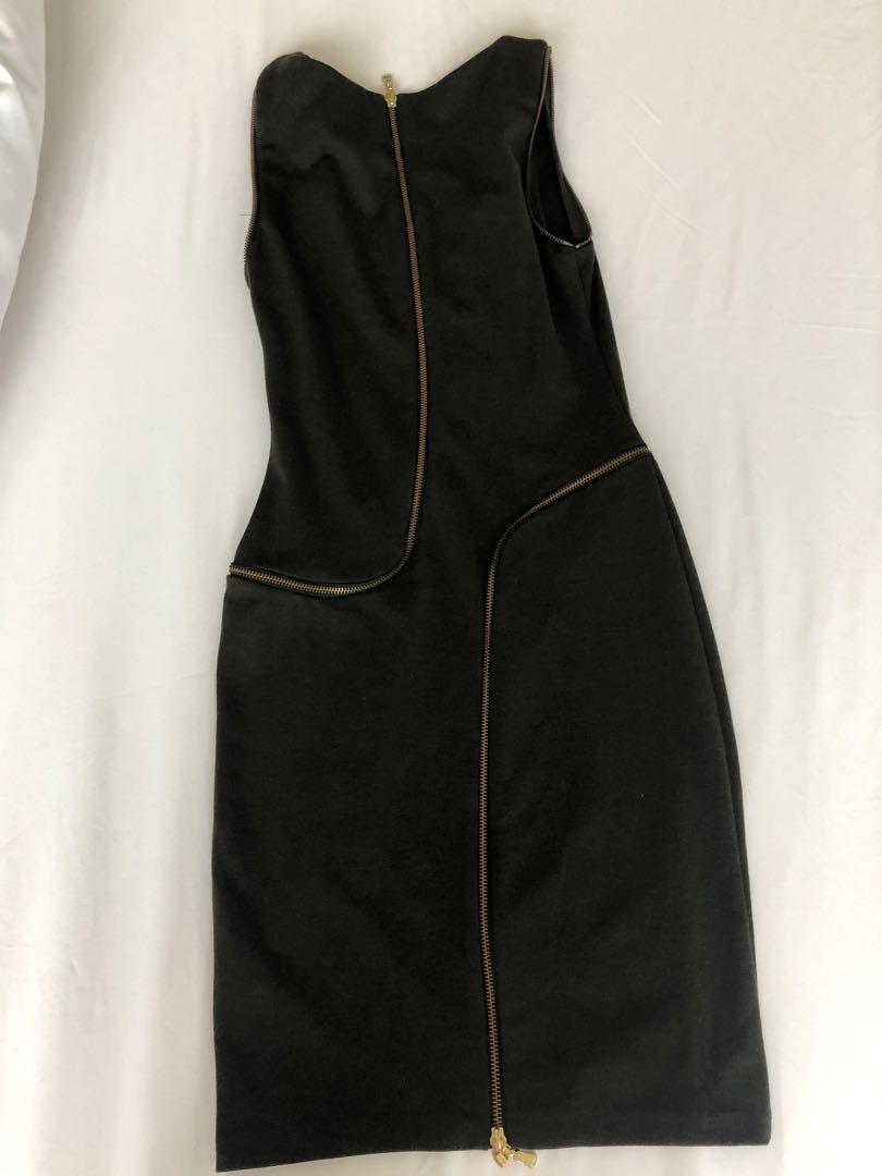 ted baker olive green dress