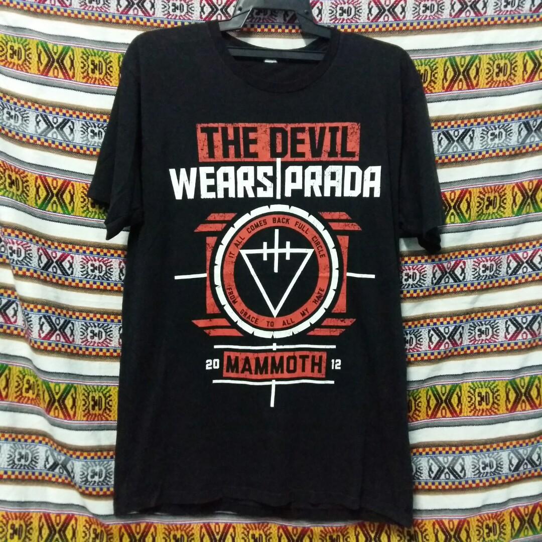 The Devil Wears Prada Band Shirt, Men's Fashion, Tops & Sets, Tshirts &  Polo Shirts on Carousell
