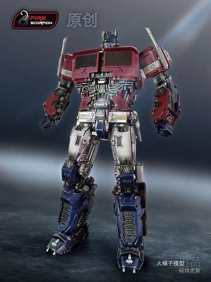 Fire Scorpion M09 Metal Dition Transformers Masterpiece Optimus Prime READ 