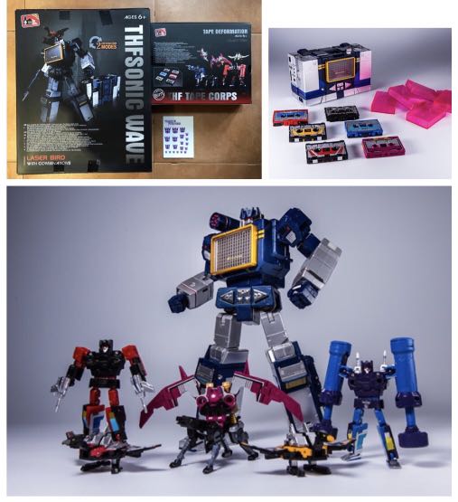 Transformers Toy House Factory THF THF01 THF01 Sonic Wave & The Tape