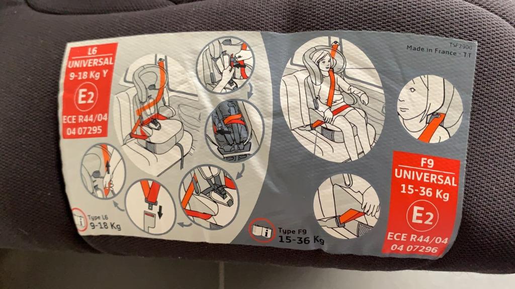 L6 universal car seat discount