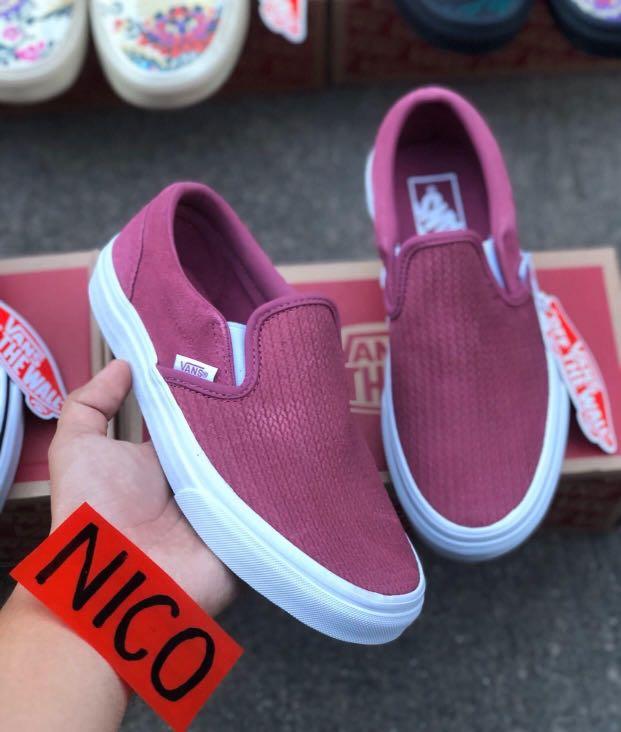 Dry rose 2025 vans slip on