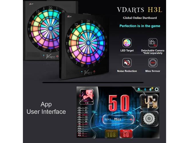 VDarts Global Online Electronic Dartboard - H4l
