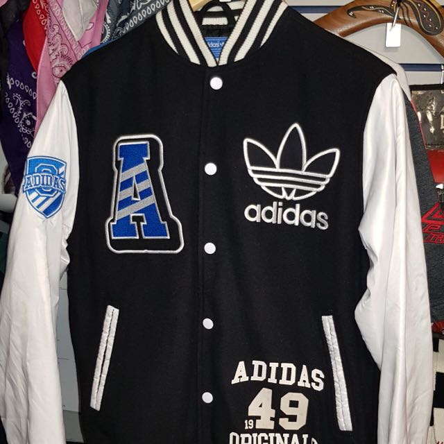 Adidas Originals Badge Varsity Jacket Ay9148 In Black For Men Lyst UK ...