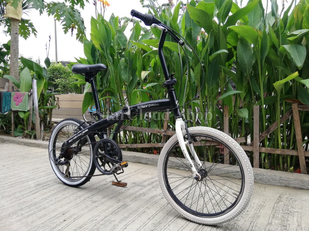 Wachsen Schwarz FOLDING BIKE Sports Equipment Bicycles Parts