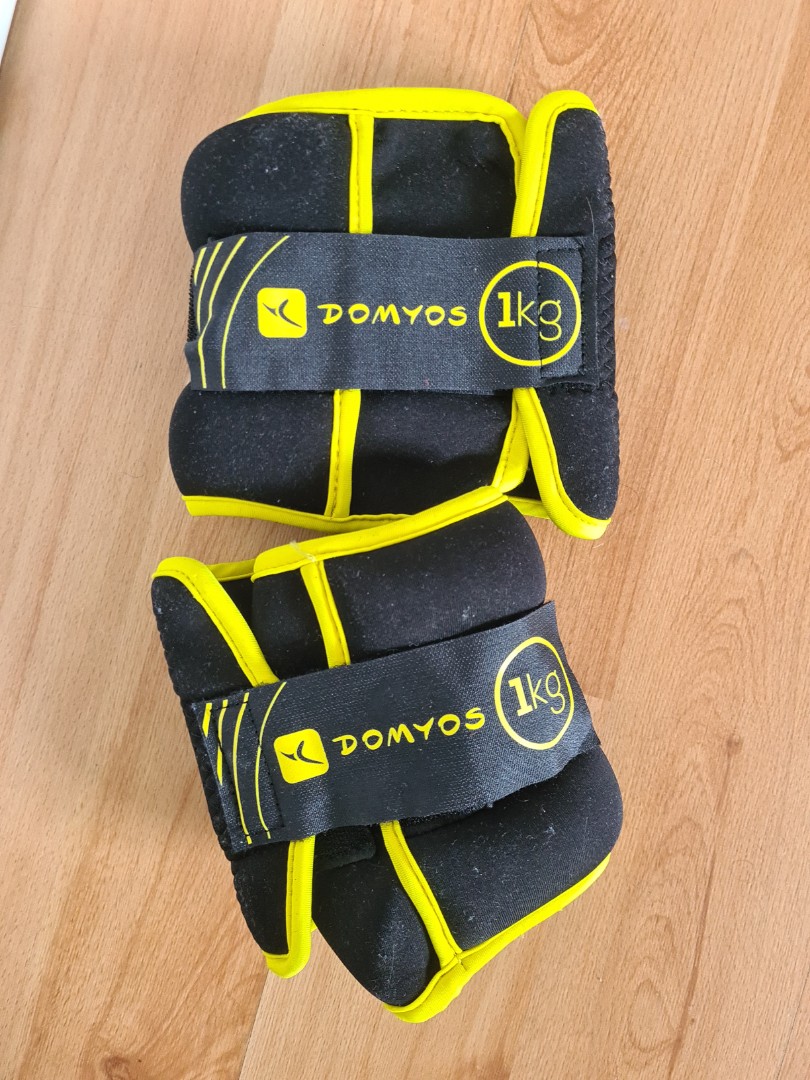 1kg ankle weights, Sports Equipment, Exercise & Fitness, Weights